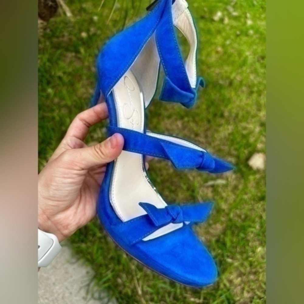 Jessica Simpson Kaycie Bow Ankle Strap Heels